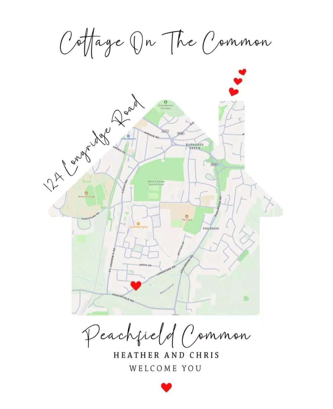 Cottage On The Common เกรทมัลเวิร์น ภายนอก รูปภาพ